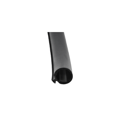 RV Seals - AP Products 018-338-BLK Slide On Clip Single-Bulb 13/16" x 11/16" x 30' - Black