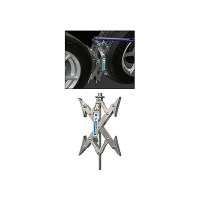RV Wheel Chocks - BAL - X-Chocks - Locking - Includes Ratchet Wrench - 1 Per Pack