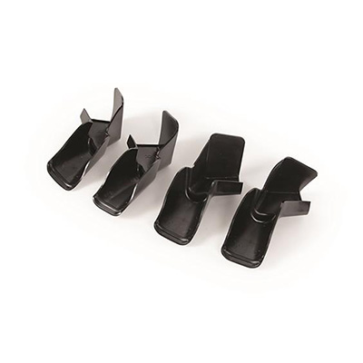 RV Gutter Spouts - Camco - Includes Extensions - 4 Per Pack - Black