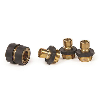 RV Garden Hose Connectors - Camco Quick Connects With Rubber Grips - 3 Per Pack