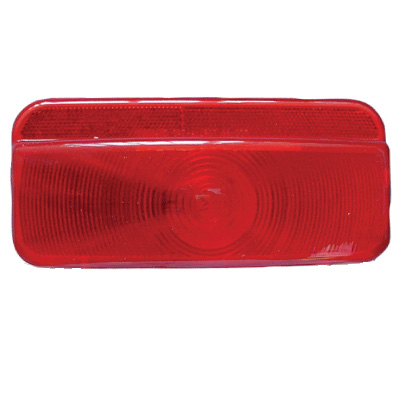Trailer Taillight - Creative Products Group - Surface Mount - Stop & Turn - Radius - Red Lens