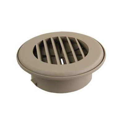 RV Duct Cover - Thetford 94269 Thermovent With Damper Fits 4" Duct Pipe - Tan