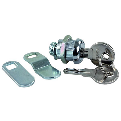 RV Compartment Door Lock Cylinder - JR Products - Standard 751 Keys - 7/8