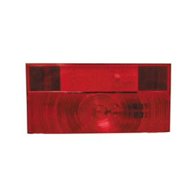 Trailer Taillight - Peterson Manufacturing - Stop & Turn - Surface Mount - Red Lens