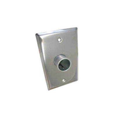 RV Power Inlet Receptacle - Prime Products - Large Size - Lighter Style - 12V DC - Silver