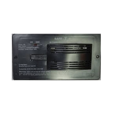 RV Carbon Monoxide/Propane Gas Detector - Safe-T-Alert 70-Series Flush Alarm - 12V - Black