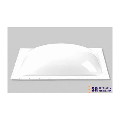 RV Skylight - Specialty Recreation - Exterior - 25-1/2" x 17-1/2" x 5" With Flange - White