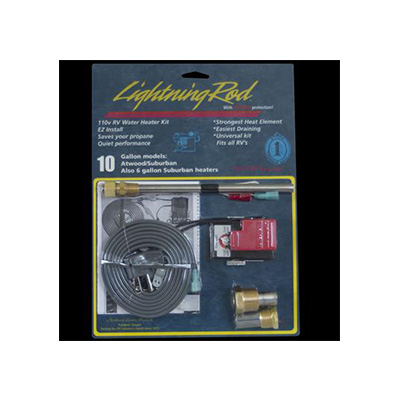 Water Heater Electric Kits - Lightning Rod Power Conversion Kit - 10 Gallon