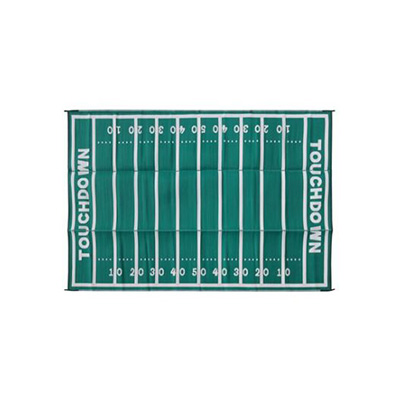 Camping Mats - Camco 42861 American Football Field Outdoor UV Coated Mat 9' x 12' - Green