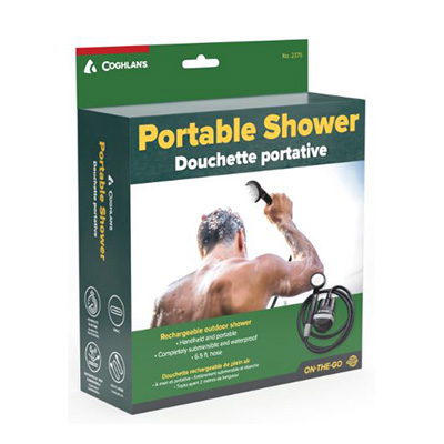 Camping Shower - Coghlan's 2375 Portable Rechargeable Outdoor Shower