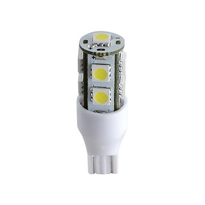 LED Light Bulbs - Green Long Life - T10 194 Wedge Base - 12V - Cool White - 2 Per Pack