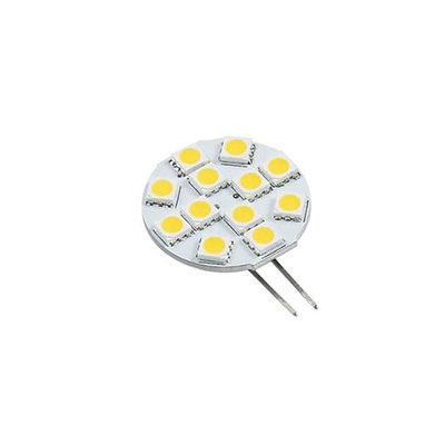RV LED Light Bulbs - Green Value 15002V G4 L Back Pins - 8V-30V - Natural White - 1 Pack
