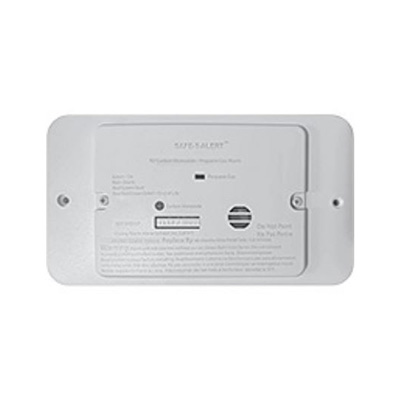 RV Carbon Monoxide/Propane Detector - Safe-T-Alert 25-742-WT-TR Flush Alarm 12V DC White