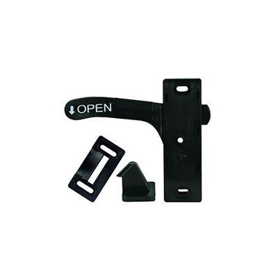 Screen Door Latch - JR Products - Amerimax Door - Left Swing - Black